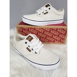 NEW Vans Atwood Woven‎ Turtledove Youth Size 3Y Skateboarding Shoes NEUTRAL